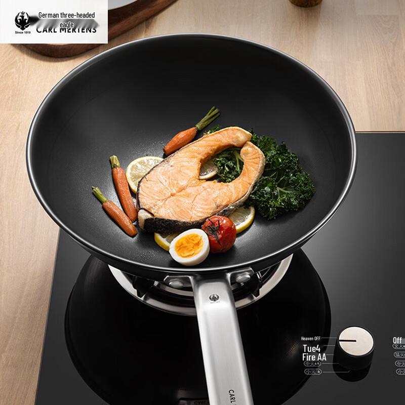 

Санхе Титановый Антипригарный Вок с Плоским Дном