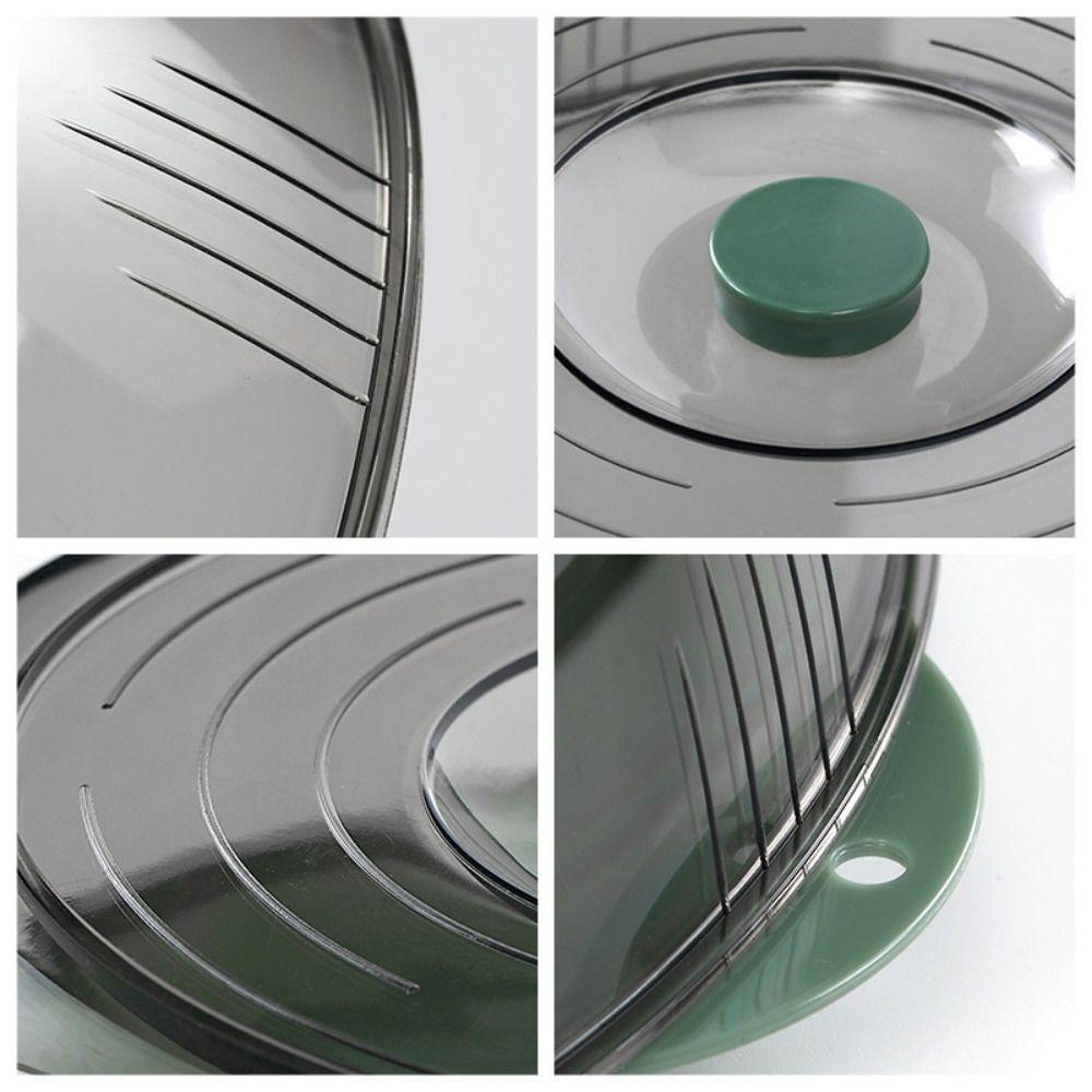 2PCS With Transparent Lid Insulated Food Covers Stackable Food Serving Tray  Kitchen