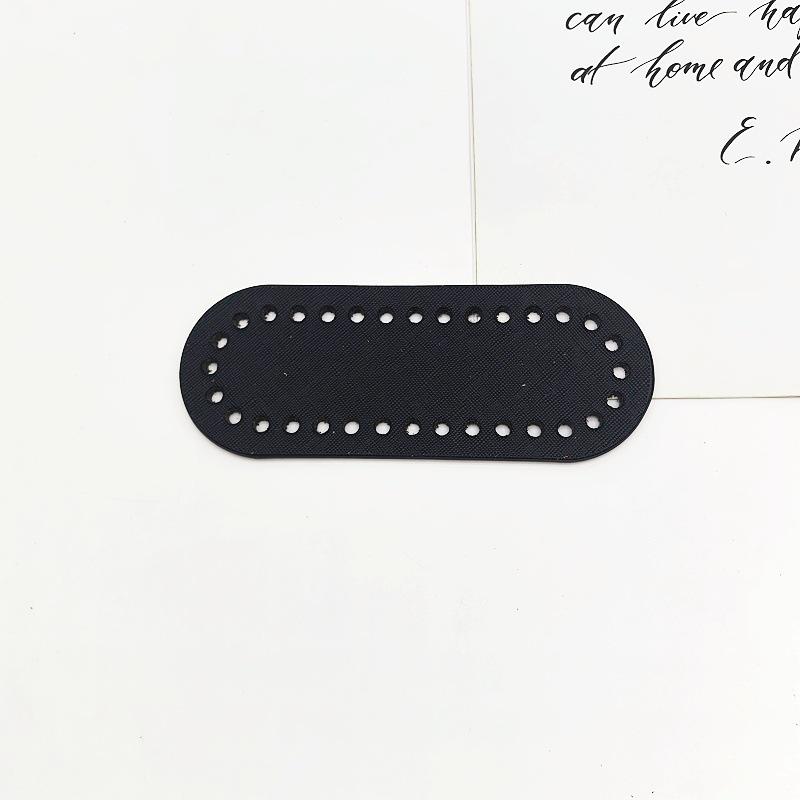 Hyuna Handgehäkelte Lederbasis Damen Handy-Geldbörsen-Tasche