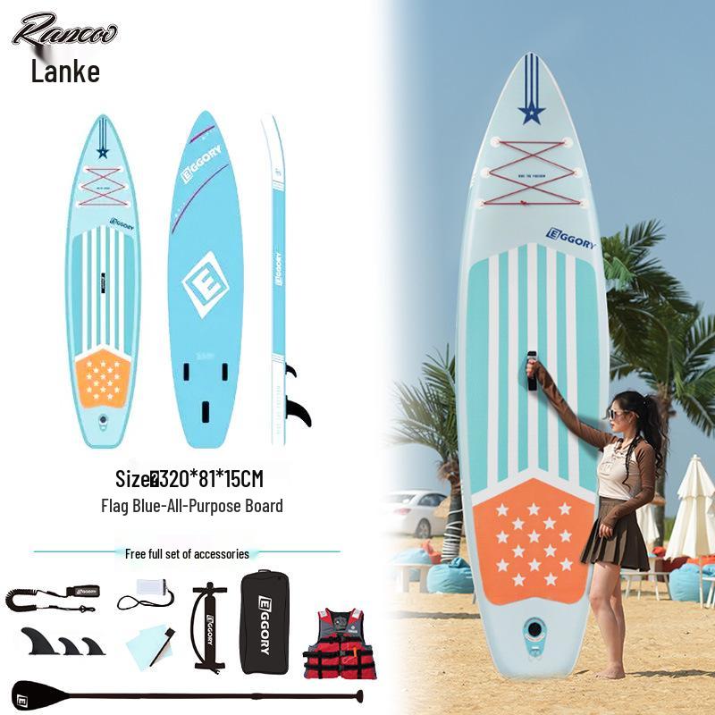 Lanko Inflatable Paddle Board - Universal PVC SUP for Surfing & Paddling