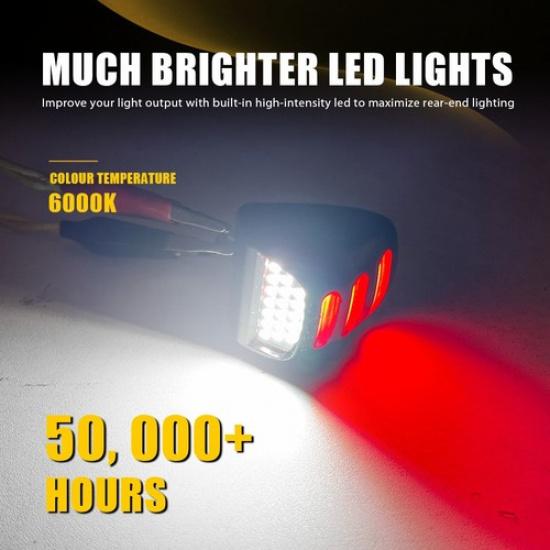 LED Plate Light License Tag W/Wiring Lamp 2002-06 Harness For Cadillac Escalade