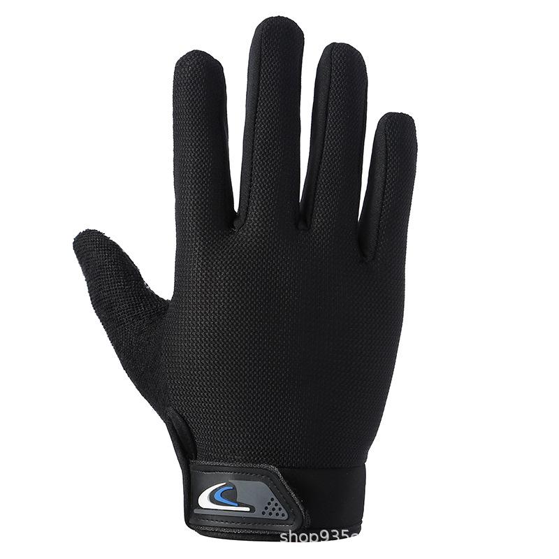 

Фитнес-перчатки Спорт на открытом воздухе бег Альпинизм нескользящие дышащие тонкие велосипедные для вождения защита от солнца Весенние, летние и осенние перчатки average size чёрный