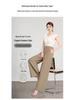 Ice Silk High-Waist Wide-Leg Pants for Women - Summer Elegant Loose Fit, Flaw-Covering Straight Leg Design