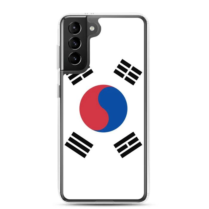 Coque Téléphone Drapeau Corée du Sud - Samsung Galaxy S21 Ultra