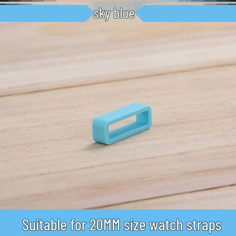 Children's Silicone Watch Strap Buckle & Leather Loop Accessories