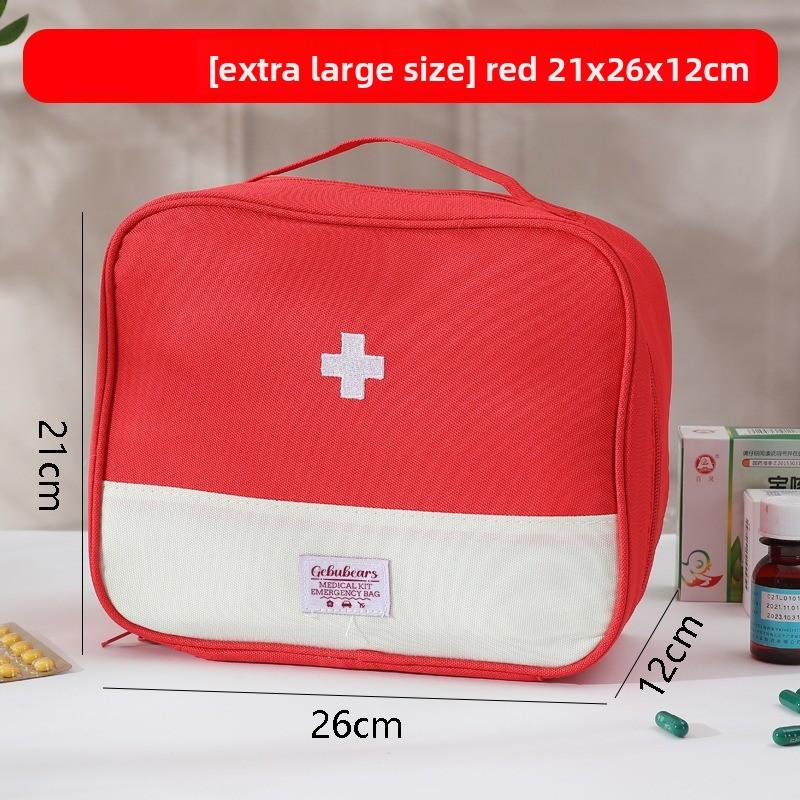 Portable First Aid Kit, Essential for Travel, Large-capacity Waterproof Drug Storage Bag, Practical for Students, Portable Emergency Kit