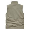 Men Winter Fleece Warm Vest Jacket Men Outdoor Windproof Photographer Fishing Waistcoat Stand Collar Double-Sided Vest Male