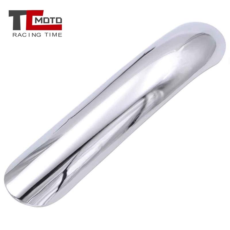 Black /Chrome Motorcycle Exhaust Muffler Pipe Heat Shield Cover for Harley Custom Chopper Cruiser Honda