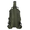 Casual Multi Pockets Men Chest Bag Shoulder Bag Multifunction Sports Message Bag Solid Color Cloth Crossbody Bag Travel