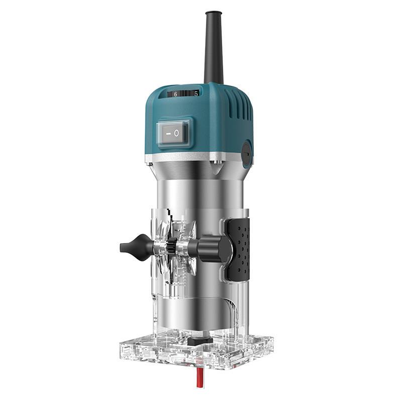 6-Speed Adjustable Electric Edge trimmer Small Woodworking Carving Slotting Machine Portable Wood Milling Power Tool