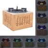 Flame Humidifier 400ml Aromatherapy   Diffuser Fragrant Oil Humidifier with Timer for Home Bedroom  