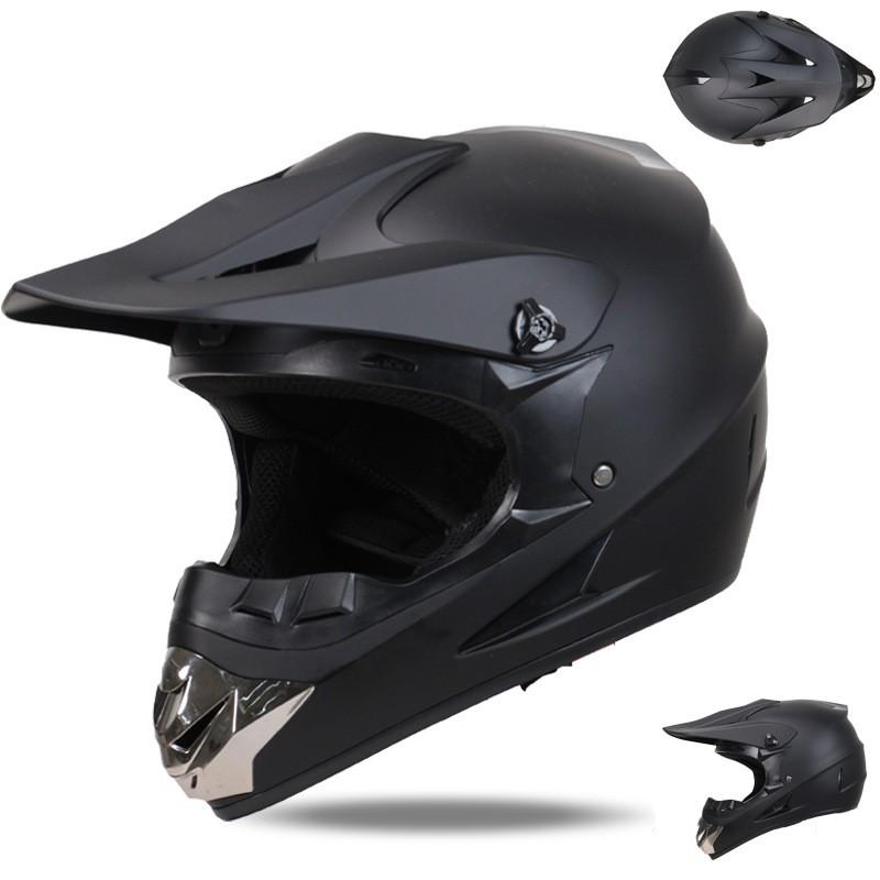 Off-Road Motorcycle Helmet With Visor Dirt Bike ATV Mountain Riding ABS Shell 3C Certified Adult Size S-XL