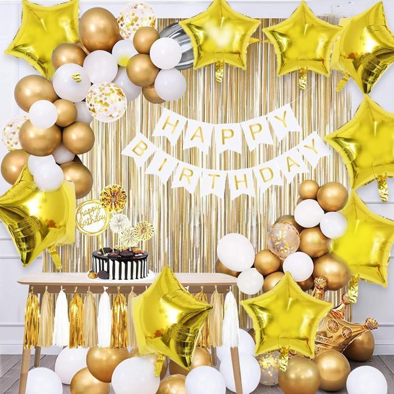 12Pcs 18Inch Multicolor Star Balloon Foil Balloon Pentagram Helium Balloon Christams Birthday Party Wedding Decoration