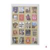 4 Sheets/80pcs DIY Vintage Retro Paper Sticker London Italy Doris Alice Prince Stamp