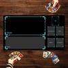Magic Card Gaming Mat with zone Death Skeleton Man anime mtg playmat desk mat Commander Playmat suitable for game gathering