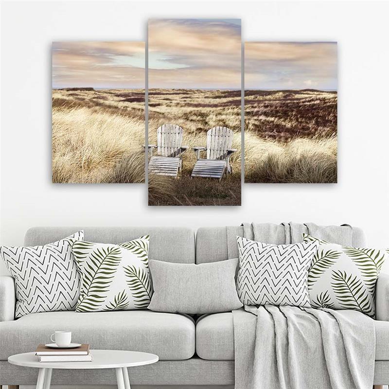 Three Piece Picture Canvas Print Landscape Nature