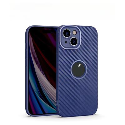 Applicable To IPhone 16 Pro Mobile Phone Case Apple 15tpu Carbon Fiber Refined Hole Full-inclusive Protection Case