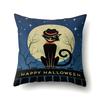 Halloween Pillowcase Car Waist Pillow Pumpkin Sofa Cushion Cover Office Home Living Room Pillowcase