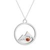 Kinitial April Mother's Day Gift Stainless Steel Delicate Mustard Seed Necklace, Move Mountains, Christian Jewelry, Mustard Seed