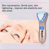 1000mAh Multifunction LED Hot Cold Hammer Ultrasonic Cryotherapy Facial Lifting Vibration Massager Face Body Spa Ion Beauty Instrument