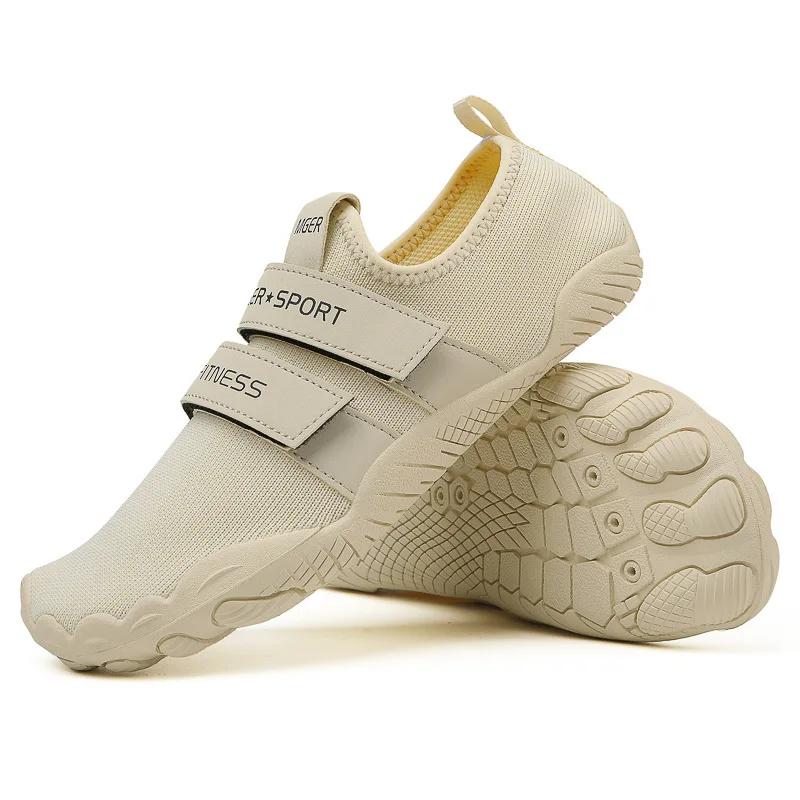 Weightlifting Shoes Deadlift Shoes Men's and Women's Sumo Squat Fitness Cross Training Barefoot Gym Training Sneakers 35-45#