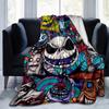 1pc. Halloween Themed Cartoon Character Blanket, Seasonal Home Decor Gift for Friends and Family, Cozy and Soft Throw Blanket for Couch, Bed