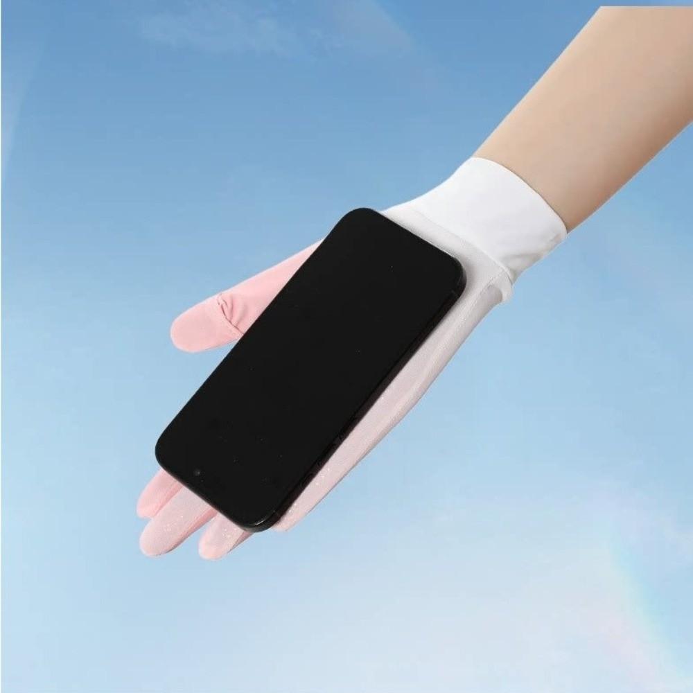 Gradient Sun Protection Gloves Thin Touchscreen Gloves  for Driving,Golf,Hiking