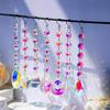 7pcs Sun Catcher Set for Indoor Windows, Featuring Crystal Beads and Rainbow Prism Balls, Perfect for Hanging Decorations In Offices Homes and Gardens