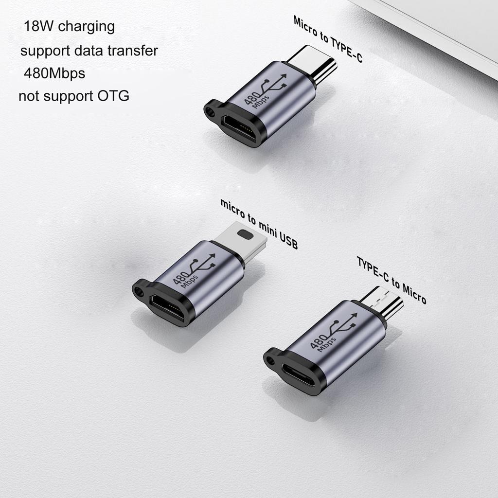 Usb-C To USB USB Adapter TypeC Female To Usb Male Converter for Phone Tablet Camera Charging Adaptor