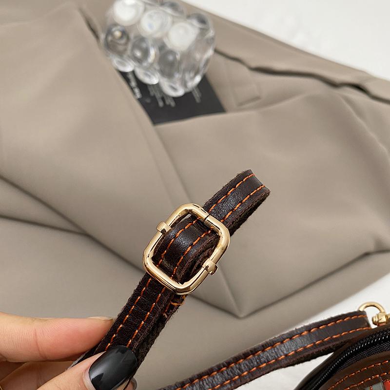 Leather Woven Schoolbag Multi-color Design Personalized Women's High-quality Messenger Bag Single Shoulder Trend Street Fashion