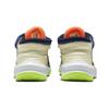 Nike Team Hustle D 10 FlyEase PS White Multi-Color Kids Sneakers Laser-Orange Black FB1881-101