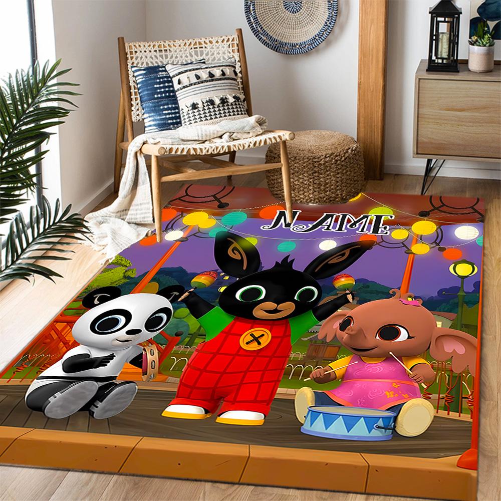 Friends Adventure Customize Your Name Floor Mat Design for Living Rooms Balcony Playrooms Kitchen Antislip Carpet Anime Office Decor Spiritual Gift