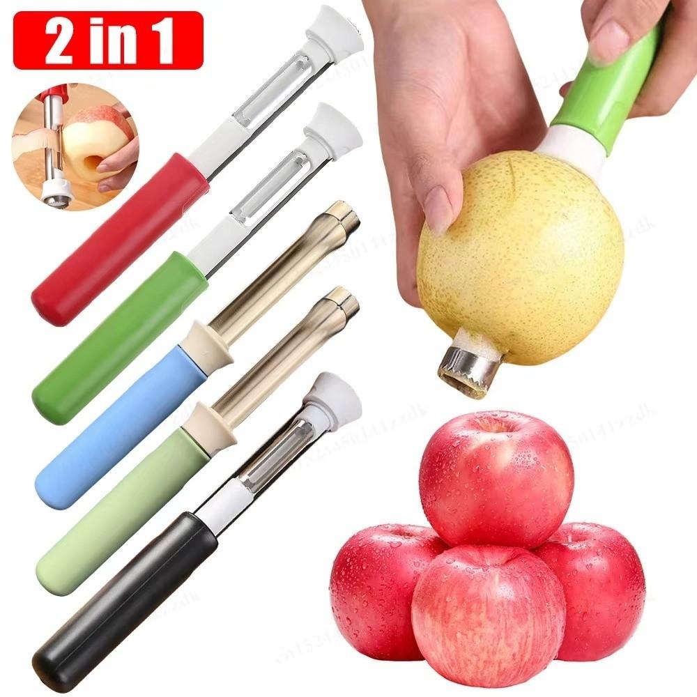 Telescopic Fruit Peeler Stainless Steel Core Removal Tool Multifunctional Fruit Core Remover Pear