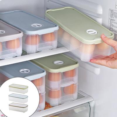10 Cells Eggs Space Saving Fresh Box Storage Container Case Plastic Crisper BT