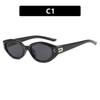 2024 Vintage Cat Eye Women Luxury Sunglasses Fashion Brand Designer Shades UV400 Men Trending Punk Rivets Sun Glasses