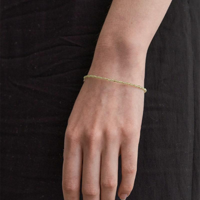 

FLIT SAND GEM BALL BRACELET (GREEN) L(190MM)