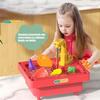 Children Kitchen Dish Washing Pretend Play Set Electric Circulation Toy Simulated Dishwasher