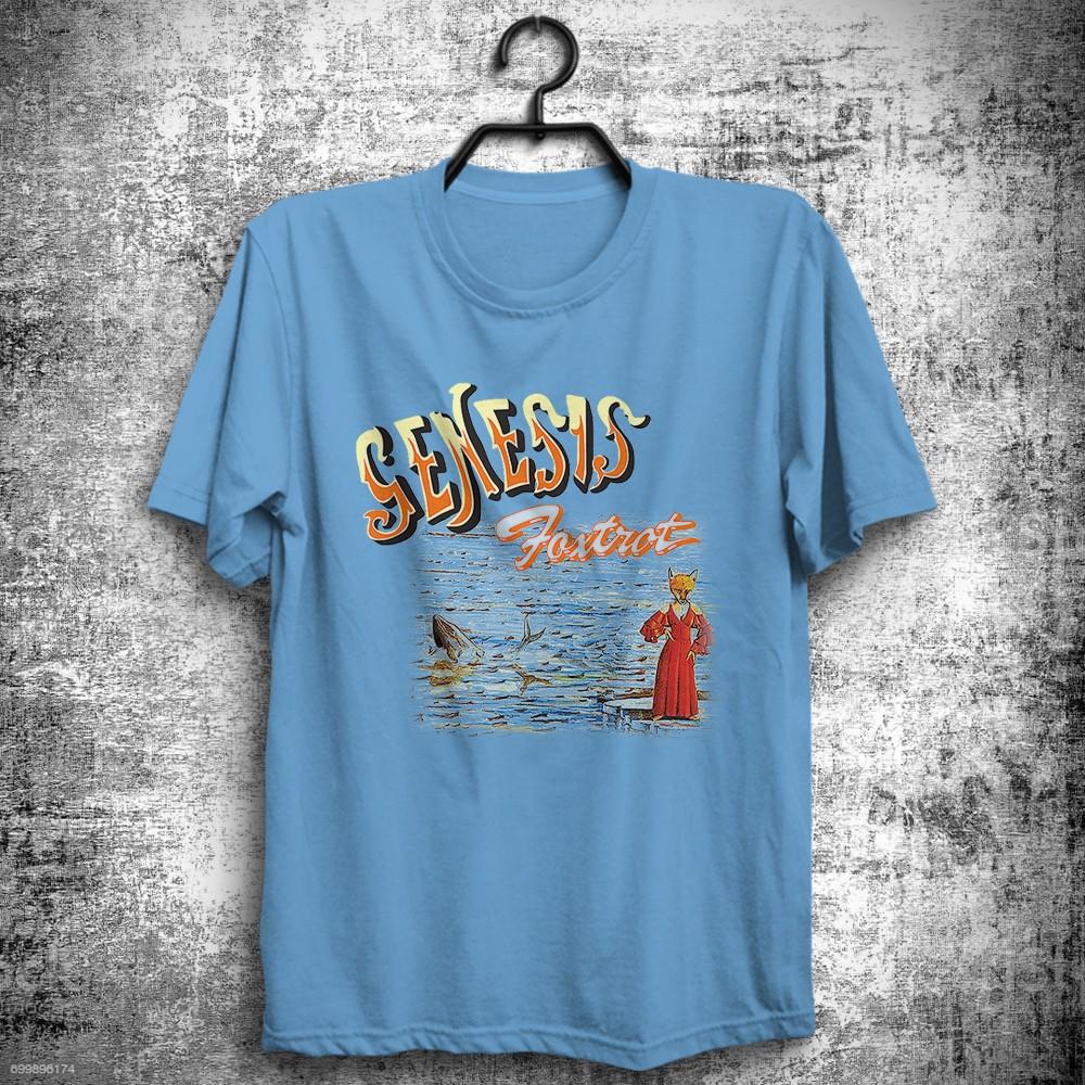 Foxtrot T shirt Peter Gabriel Phil Collins Tony Banks Mike Rutherford Genesis Unisex T-Shirt XL