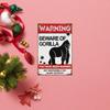 Funny Dark Humor Beware Sign No Soliciting Wall Decor Yard Garden Plaque Outdoor for Home Fence