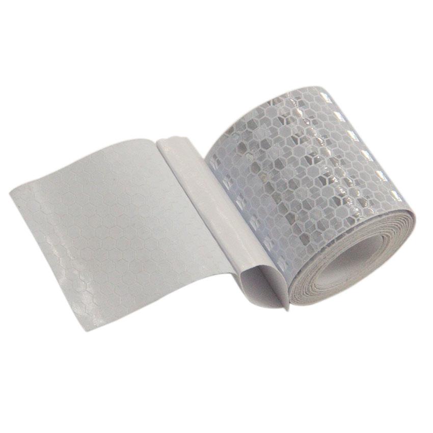 5cmX5m Reflective Tape Stickers Car Styling Shiny White Red Yellow Orange Safety Reflectors Mateiral For Automobiles Motorcycle