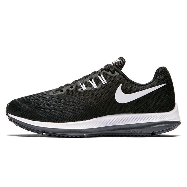 

Черные женские кроссовки Nike Zoom Winflo 4 бело-темно-серые 898485-001