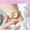 Mode Dames Quartz Horloge Met Legering Band Decoratieve Wijzerplaat Voor Vrouwen