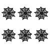 Spider Web Coaster: Halloween Heat Insulation Non-Woven Fabric Tableware Decoration