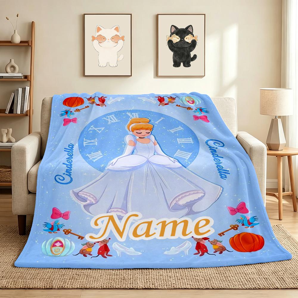 Custom Name Step Power Flannel Blanket Throw Blanket Soft Warm Sofa Bed Decor Unique Gift