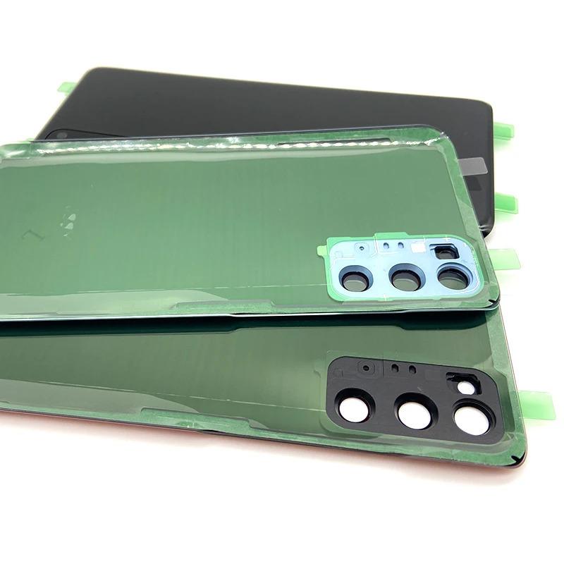 For Samsung Galaxy S20 /S20 Plus /S20 Ultra Battery Back Cover Glass Panel Rear Housing Case With Camera Lens Replacemet