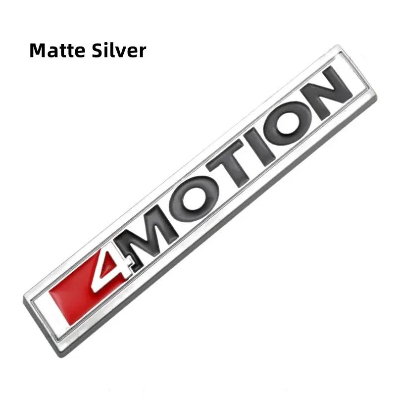 3D Metal 4MOTION Logo Car Rear Trunk Badge Emblem Sticker Decals For VW 4 Motion Tiguan Passat B8 Polo Golf 6 7LP8