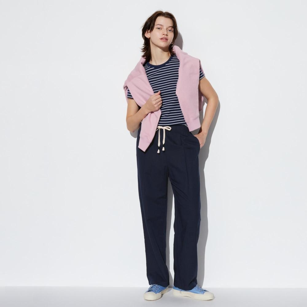 Uniqlo JAPAN bequeme Hose aus Leinenmischung