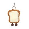 JELLYCAT Fun Food Series Toast Charm Item Doll Plush Pendant 13cm High