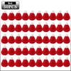 10-100PCS Mini Christmas Tree Ornaments Hats and Scarves Red Green Knit Yarn Pom Pom Holiday Hanging Decor Party Accessories