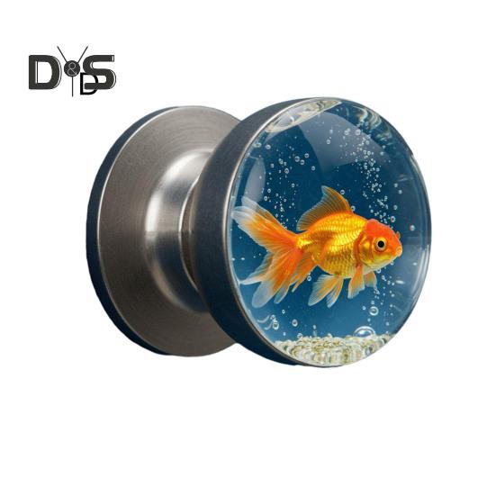 Decorative Door Handle High Durability Simple Installation Nature-Inspired Transparent Doorknob Cabinet Pull